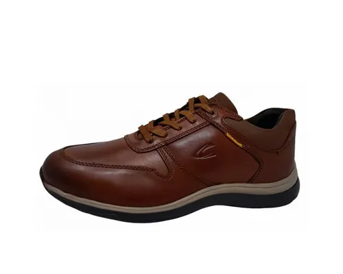 Camel Active 53PKA01120470 Herren Sneaker (41/cognac) - Halbschuhe mit herausnehmbarer Decksohle für individuelle Einlagen, rutschhemmender Laufsohle und hochwertiger Lederverarbeitung für optimalen Tragekomfort.