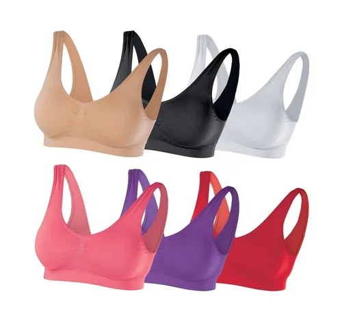 Slimmaxx 6er SET Sport BHs in 6 Farben