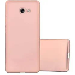 Cadorabo Hülle für Samsung Galaxy A7 2017 Schutzhülle in Rosa Hard Case Handy Hülle Etui