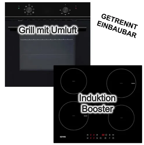 Wolkenstein Backofen-Set mit ECO Funktion und Bauknecht Induktionsfeld