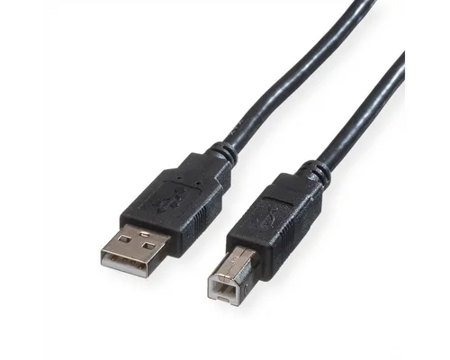 ROLINE USB 2.0 Kabel USB-Kabel, USB 2.0 Typ A Männlich (Stecker), USB 2.0 Typ B Männlich (Stecker) (300.0 cm), Typ A-B