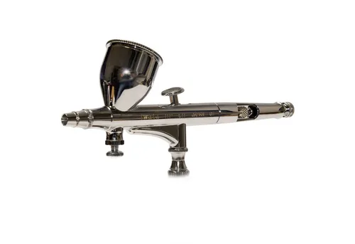 Iwata Hi-Line HP CH Airbrushpistole 0.3mm - Präzise Iwata Hi-Line HP-CH Airbrushpistole mit 0,3mm Düse, ideal für feine Details. Mit innovativer Luftkontrolle für optimale Ergebnisse bei Kunst, Modellbau und Body Art.