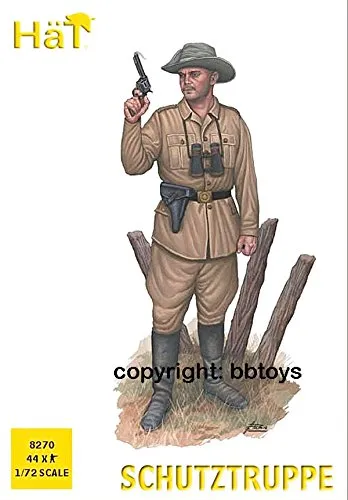 HäT 008270-1/72 WWI Deutsche Schutztruppe Plastikmodellbausatz