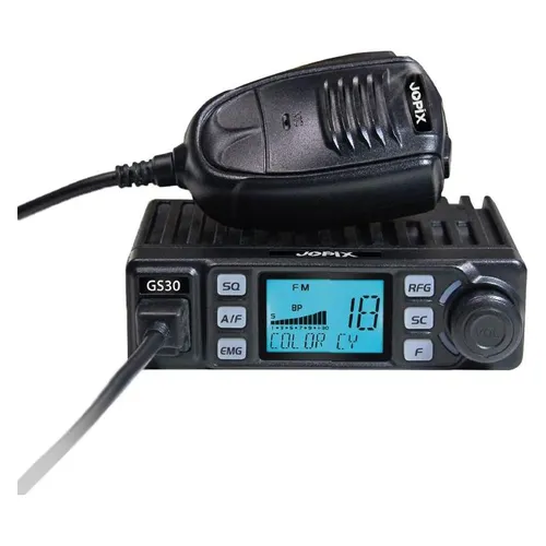 Jopix Radio CB GS30 40 CH AM/FM 12-24V ASQ RF Gain-Bildschirm Mehrfarbig (43699367)