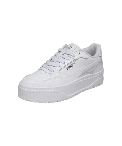PUMA Damen Karmen II Idol Topcat Sneakers 35.5, White Frosted Ivory - Stylische Plateau-Sneakers von PUMA für Damen, ideal für den Alltag. Mit bequemer Passform und trendigem Design.