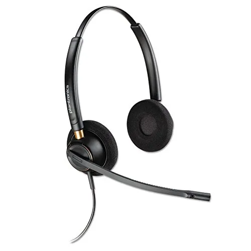 HP Poly EncorePro 520 Headset - Kabelgebunden, UC-zertifiziert - Kopfhörer für professionelle Nutzung, ideal für Telefonate und Meetings, mit Quick Disconnect und 50 dB Rauschabstand für klare Kommunikation.