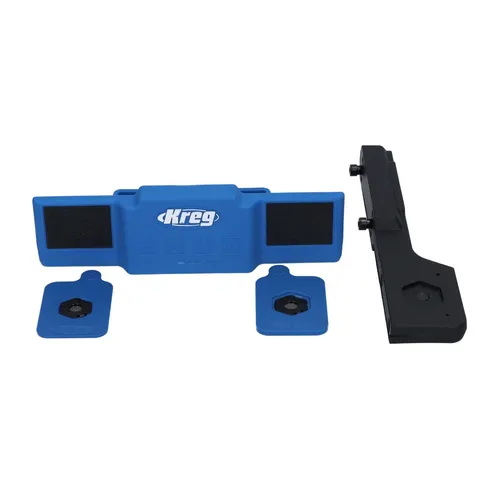Kreg Montagevorrichtung für Schranktüren blau 9 Stufen (KHI-CDIJ-INT) - Zubehör für Möbel, ermöglicht präzise und einfache Montage von Schranktüren in 9 Stufen für perfekte Ergebnisse.