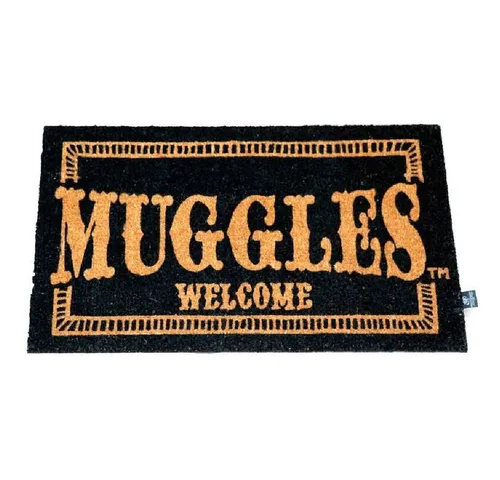 SD Toys Harry Potter - Muggles Welcome Fußmatte - Nachbildungen & Requisiten, charmante Fußmatte im Harry Potter Design, perfekt für Fans, die ihr Zuhause magisch gestalten möchten.