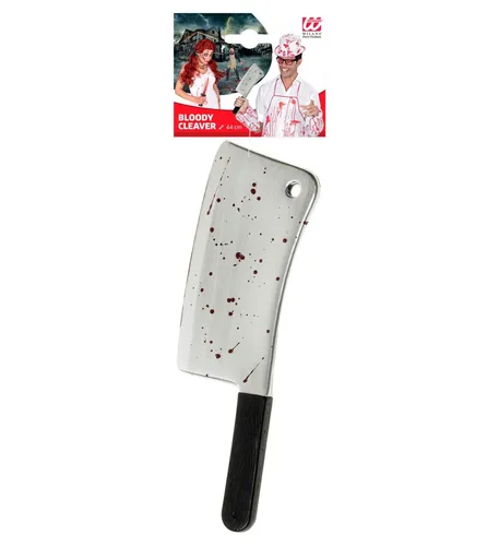HALLOWEEN KARNEVAL KOSTÜM ZUBEHÖR BLUTIGES HORROR BEIL HACKEBEIL 44 CM NEU