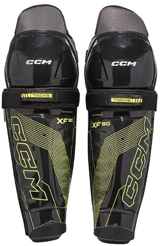CCM Tacks XF80 Senior Hockey Knieschützer (16 Zoll) - Robuste 16