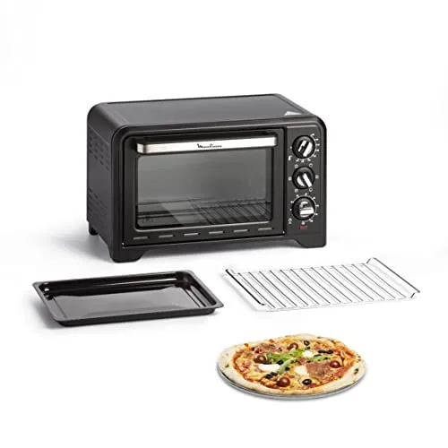 Moulinex Optimo OX444810 - 19 Liter Minibackofen, elegantes Edelstahl-Design für vielseitige Kochmöglichkeiten