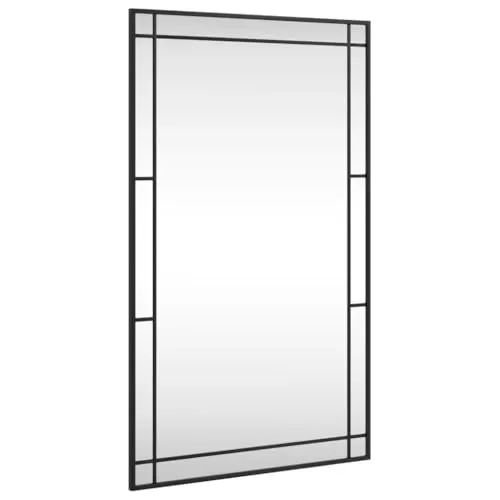 vidaXL Wandspiegel Schwarz 60x100 cm von vidaXL