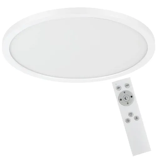 LED Deckenleuchte CAMPASPERO mit Fernbedienung - Moderne dimmbare Deckenlampe für Innenräume, einfach steuerbar per Fernbedienung und mit Farbwechsel für stimmungsvolle Beleuchtung.