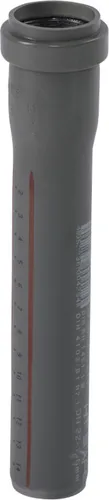 HT-Rohr Polypropylen DN/OD 50 x 150 mm, schallgedämmt, B1 schwer entflammbar, -20° bis 90°C