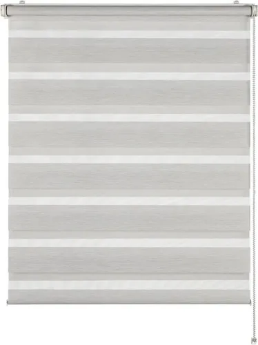 Schöner Wohnen Doppelrollo Tilda 80 cm x 210 cm Hellbeige - Rollos & Raffrollos mit flexiblem Licht- und Sichtschutz, einfach zu montieren ohne Bohren - ideal für stilvolle Fensterdekoration.
