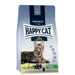 Happy Cat Adult Culinary mit Land Geflügel Katzenfutter 10 kg - Katzenfutter für ausgewachsene Katzen, mit hochwertigem Geflügel und ohne künstliche Zusätze für eine gesunde Ernährung.