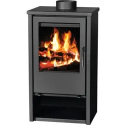 Kaminofen CONFORTO Regina Stahl schwarz 8,1 kW