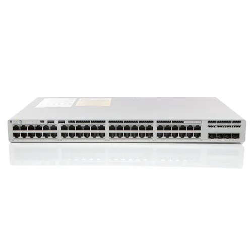 Cisco Catalyst 9200L - Managed L3 Switch mit PoE+ - Netzwerk-Switch mit 48 Gigabit Ports, ideal für leistungsstarke Netzwerkinfrastrukturen. Unterstützt Power over Ethernet (PoE+) für flexible Geräteanschlüsse.