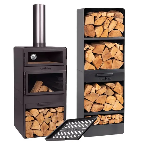 Gartenofen VENTO mit Backfach und Grillrost