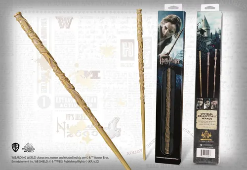 Hermine Granger Zauberstab von The Noble Collection - Offizielle Harry Potter Replik, 38 cm langer Zauberstab aus Resin, perfekt für Sammler und Fans, in ansprechender Fensterbox verpackt.