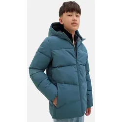 JACK & JONES JUNIOR JJGLOBAL PUFFER JACKET JNR - Funktionsjacke für Jungen in Orion Blau, leicht und pflegeleicht, perfekt für kühle Tage. Mit hoch geschlossenem Ausschnitt und praktischen Eingrifftaschen.