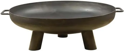 Fancy Flames Feuerschale aus Stahl 70 cm - Robuste 70 cm große Feuerschale aus Stahl für Garten und Terrasse, mit zeitlosem Design und stabilen Beinen. Ideal für gemütliche Abende mit Wärme und Licht.
