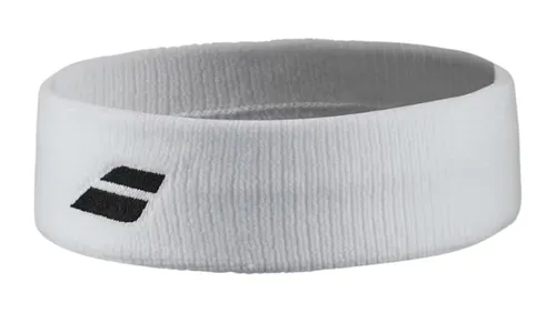 Babolat Stirnband Logo Headband weiss - 1 Stück