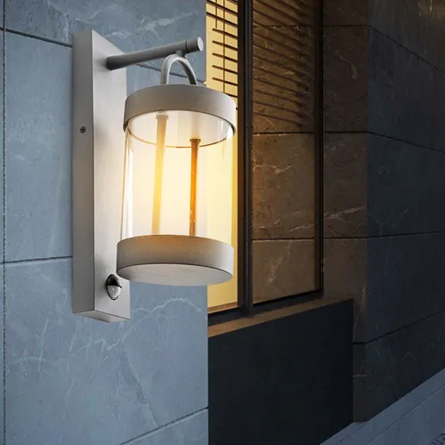LED Wandlampe Außenleuchte anthrazit - Moderne Fassadenlampe für den Außenbereich - Hochwertige Außenlampe aus anthrazitfarbenem Aluminium mit fest verbauter LED. Ideal für Gärten und Eingänge, bietet sie energieeffiziente Beleuchtung und ansprechendes Design.