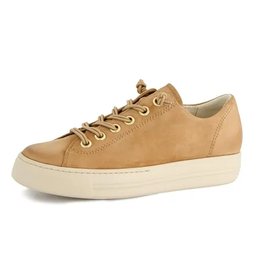 Paul Green Damen Sneaker braun 4 – Stilvoll und bequem - Elegante Damen Sneaker aus braunem Echtleder mit weichem Textilfutter. Das herausnehmbare Lederfußbett sorgt für zusätzlichen Tragekomfort. Ideal für jeden Tag.