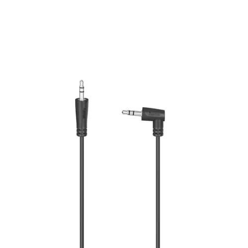 Hama Audiokabel, Stecker (3,5 mm, 90°), 3,5 mm Klinkenstecker, Stereo, 1,5 m