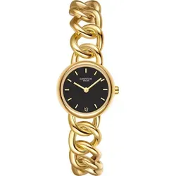 Glanzstücke München Damenuhr Gelbgold 10130 - Elegante Damenuhr in glänzendem Gelbgold, ideal für jeden Anlass. Mit präzisem Quarzwerk und robustem, individuell kürzbarem Gliederarmband. Ein perfektes Accessoire für einen glamourösen Look.