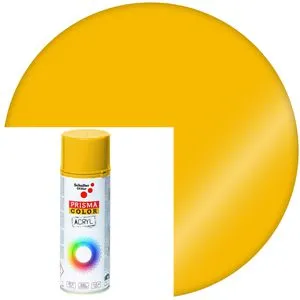 Schuller Sprühfarbe Prisma Color RAL 1003, 400 ml, signalgelb, glänzend, Acryllack