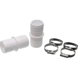 Stk. Schlauchverbinder Ø 32/38mm + 4 Edelstahlschellen 2