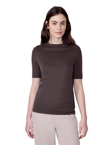 Street One Studio Basic T-Shirt plummy Brown 44