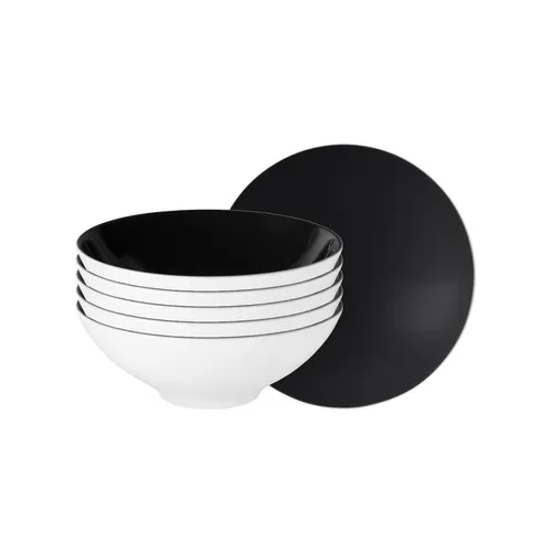 Seltmann Weiden Life Fashion Dessertschale 6er Set in schwarz von Seltmann Weiden