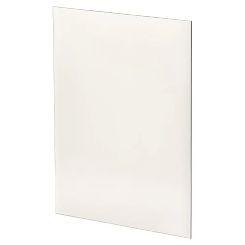 Kratki Hitzebeständiges 4 mm starkes Kaminglas mit einer Größe von 411x147 mm.