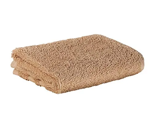 Premium Frottee Gästehandtuch 30x50 cm in hellbraun von StickandShine in 500g/m² aus 100% Baumwolle