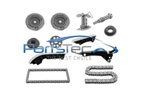 PARTSTEC Steuerkettensatz für Mercedes-Benz A-Klasse, B-Klasse, C-Klasse