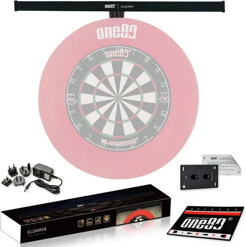 COFI 1453 Dartscheibe Dart Illumina LED Beleuchtung Dartboard System