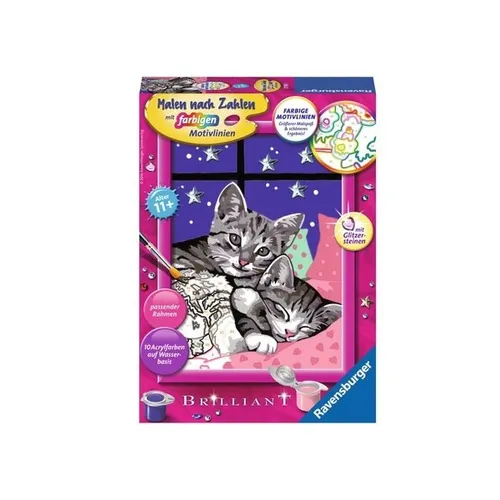 RAVENSBURGER MALEN NACH ZAHLEN - SCHLAFENDE KATZEN -  NEU OVP