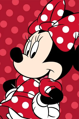Decken Rot von Disney Minnie Mouse