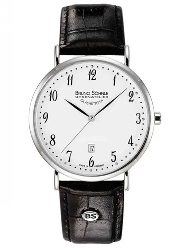 Bruno Söhnle Glashütte/SA Herrenuhr 17-13085-921 Business Uhr Nabucco Leder