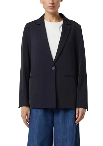 Comma Fließender Oversize-Blazer - Modischer Oversize-Blazer mit lockerem Schnitt, leichtem Futter und eleganten Details. Ideal für besondere Anlässe und das Berufsleben.