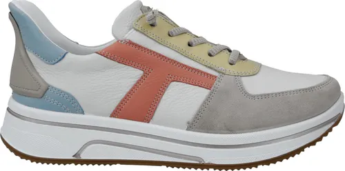 Ara Ara SAPPORO 3.0 - Mehrfarbiger Schnürschuh für Damen - Sneaker in Größe 40,5 aus hochwertigem Leder, mit bequemem Schlupfschuh-Verschluss und Schuhweite H für optimalen Tragekomfort.