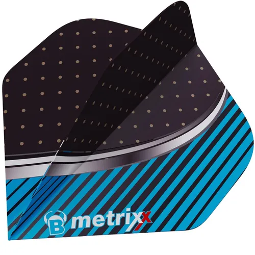 Bull's Flights, Metrixx Blue, 150micron, Standard No.2, 1 Set = 3 Stk