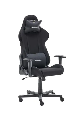 Robas Lund DX Racer 2.2 FD01 - Ergonomischer Gaming- und Bürostuhl - Bürostühle mit Wippfunktion und stufenlos verstellbarer Höhe von 42-52 cm für optimalen Sitzkomfort und ergonomische Unterstützung.