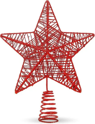 TK Gruppe Christbaumspitze Christbaumspitze für Weihnachtsbaum Baumspitze Aufsatz für Tannenbaum, wiederverwendbar
