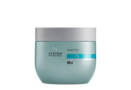 System Professional Haarmaske LipidCode Balance Mask 400ml - Intensive Haarmaske für die wöchentliche Pflege. Versorgt die Kopfhaut mit Feuchtigkeit und stärkt die Schutzbarriere. Für geschmeidiges Haar und leichtes Kämmen.