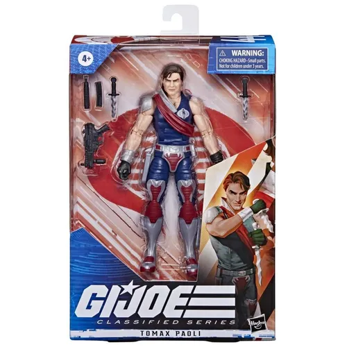 G.I. Joe F4022 Classified Serie Tomax Paoli Actionfigur - Actionfigur für Kinder, 15,2 cm groß mit einzigartiger Custom Package Art und vielseitigem Zubehör für kreatives Spielen.