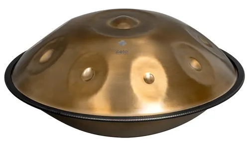SELA SE 301 Harmony Handpan C Amara Stainless B-W - Handpan in C-Dur, aus hochwertigem Edelstahl für warmen Klang und langlebige Qualität, ideal für Musikliebhaber und Entspannung.